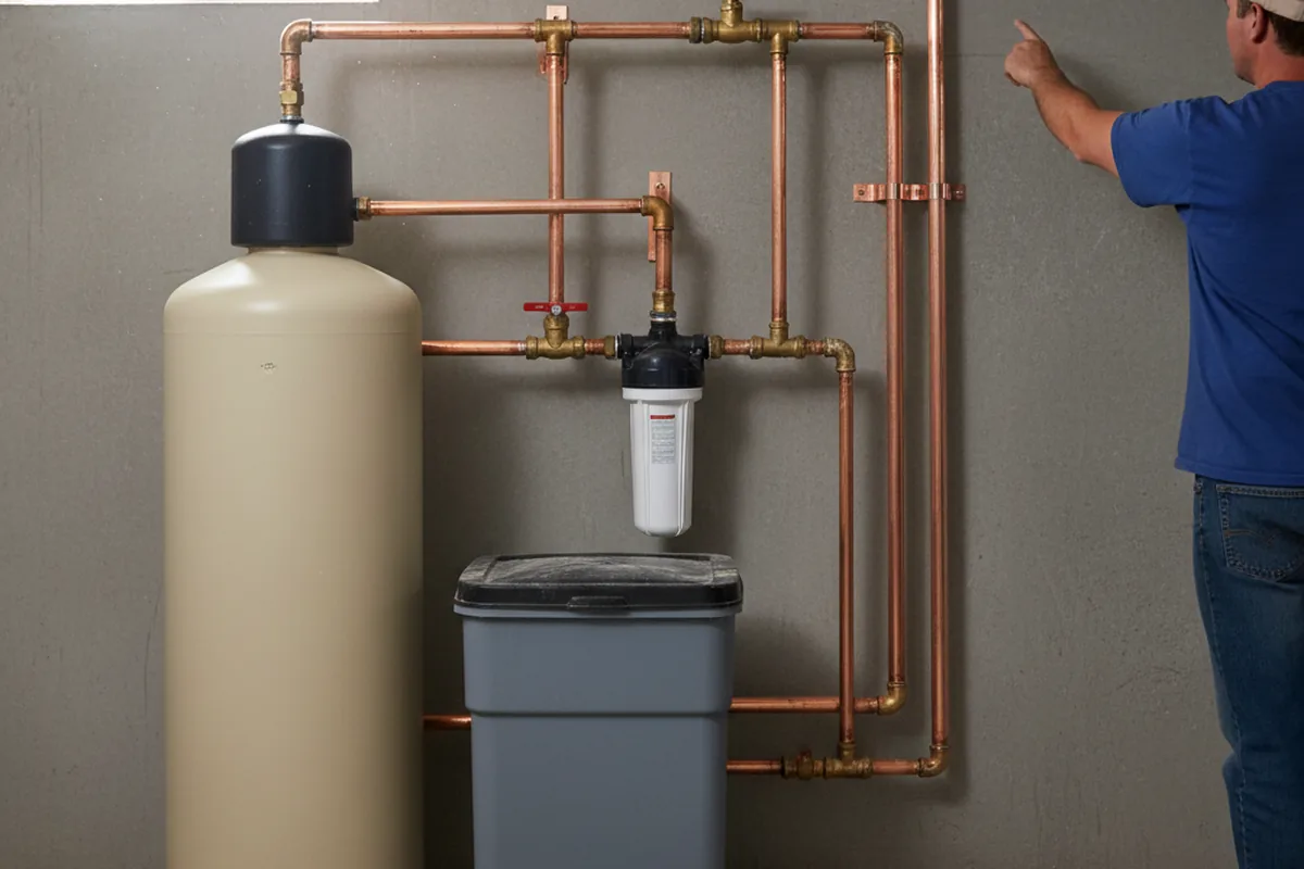 Whole-house water treatment system installed in Elmwood